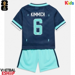 Duitsland Joshua Kimmich #6 Uit tenue Kids WK 2026 Korte Mouw (+ Korte broeken)